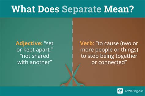 sepret|Separate Definition & Meaning